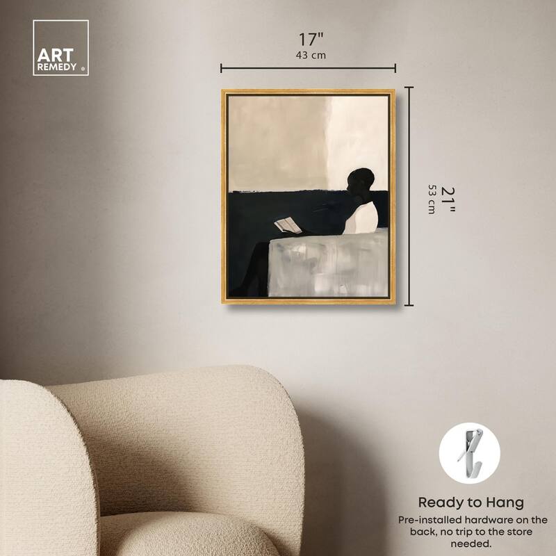 Void Reader III Canvas by Art Remedy