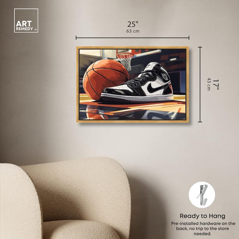 At the Court Canvas by Art Remedy