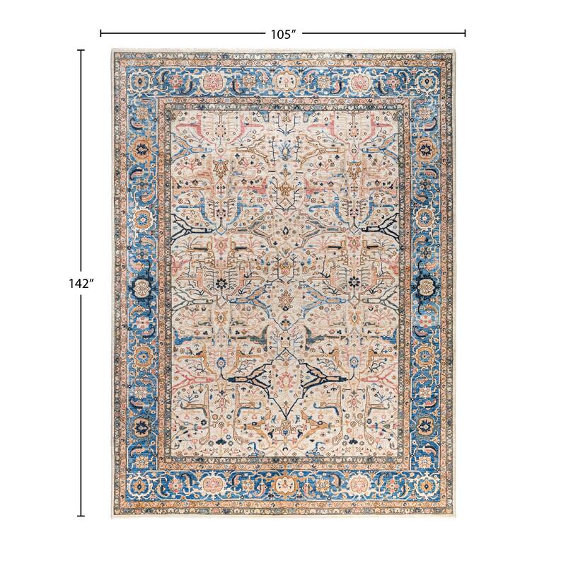 Serapi One-of-a-Kind Hand-Knotted Area Rug - Ivory - 8' 9" x 11' 10"