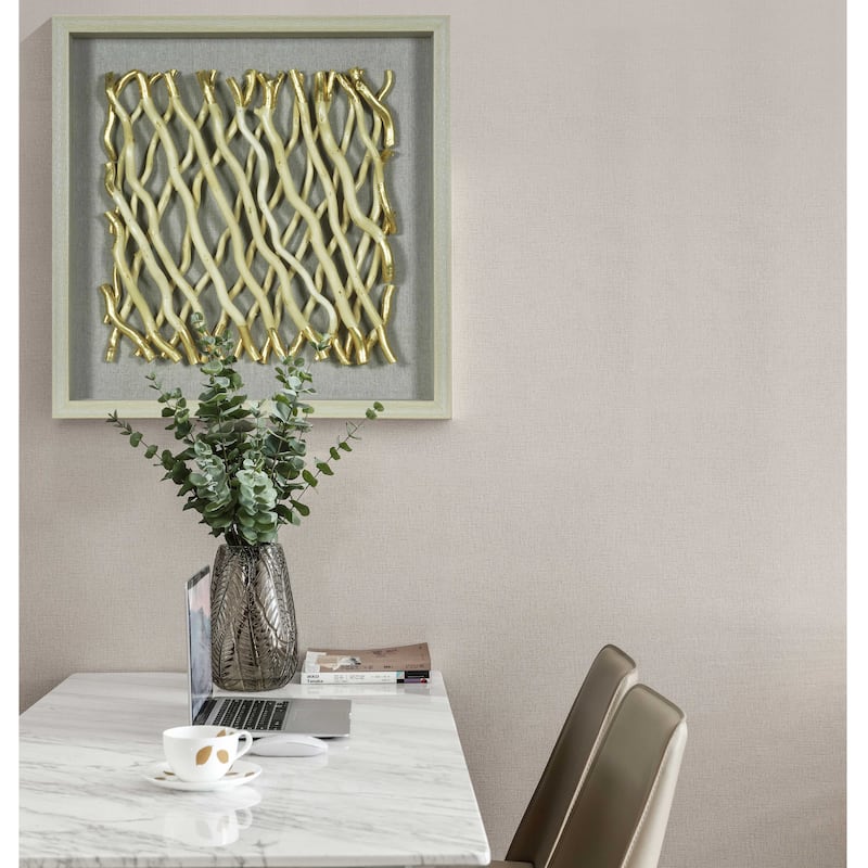 HUJI Dragon Willow Shadow Box Wall Decor