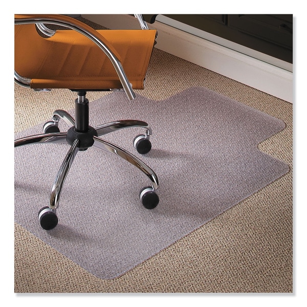 Natural Origins Chair Mat with Lip For Carpet 36 x 48 Clear