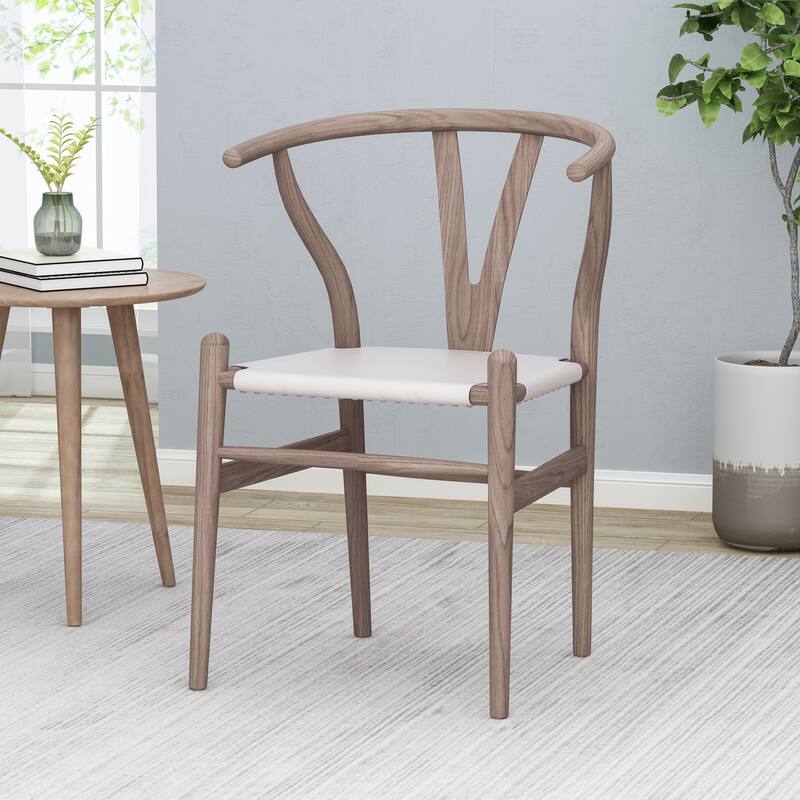 Modern Accent Chair, Wood Frame Accent Chair, for Living Room, Bedroom - Tan