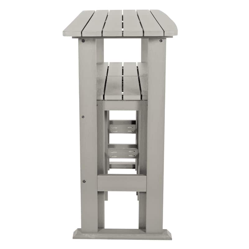 Lehigh 3-piece Outdoor Balcony Set - Bar-height