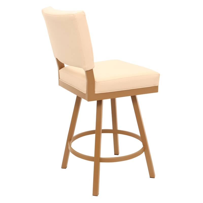 Tempo Furniture Emerson Swivel 26" Counterstool w/ Fully Welded Metal Frame (Commercial Grade) by Furnish Theory (Var. Colors)