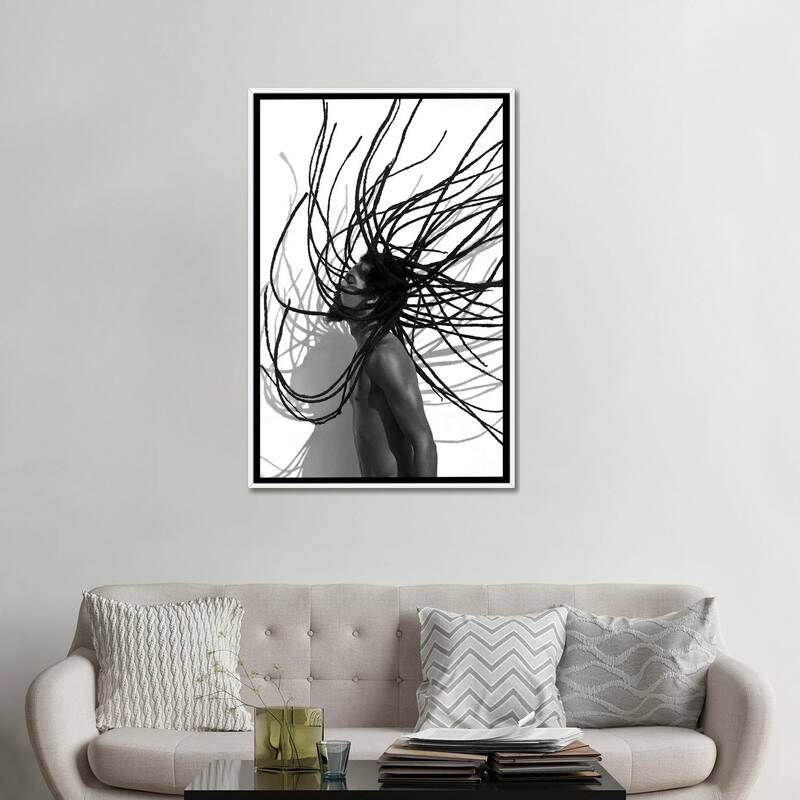 iCanvas "Locs" by Gregory Prescott Framed Canvas Print