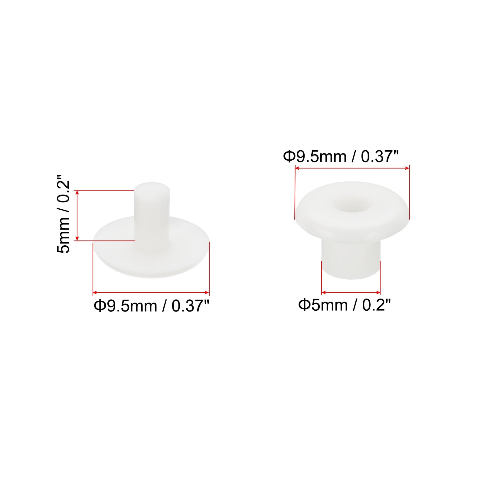 Plastic Binding Post, Plastic Chicago Screws Binding Screw Rivet Post Press-on Buckle for