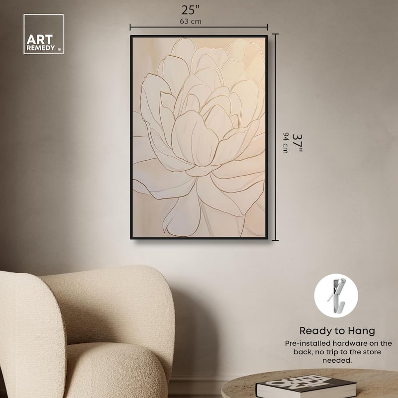Sculpted Shards I Canvas by Art Remedy