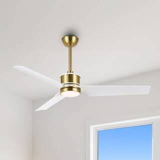 MLiAN  52 inch 3 ABS Blades LED Ceiling Fan with Remote