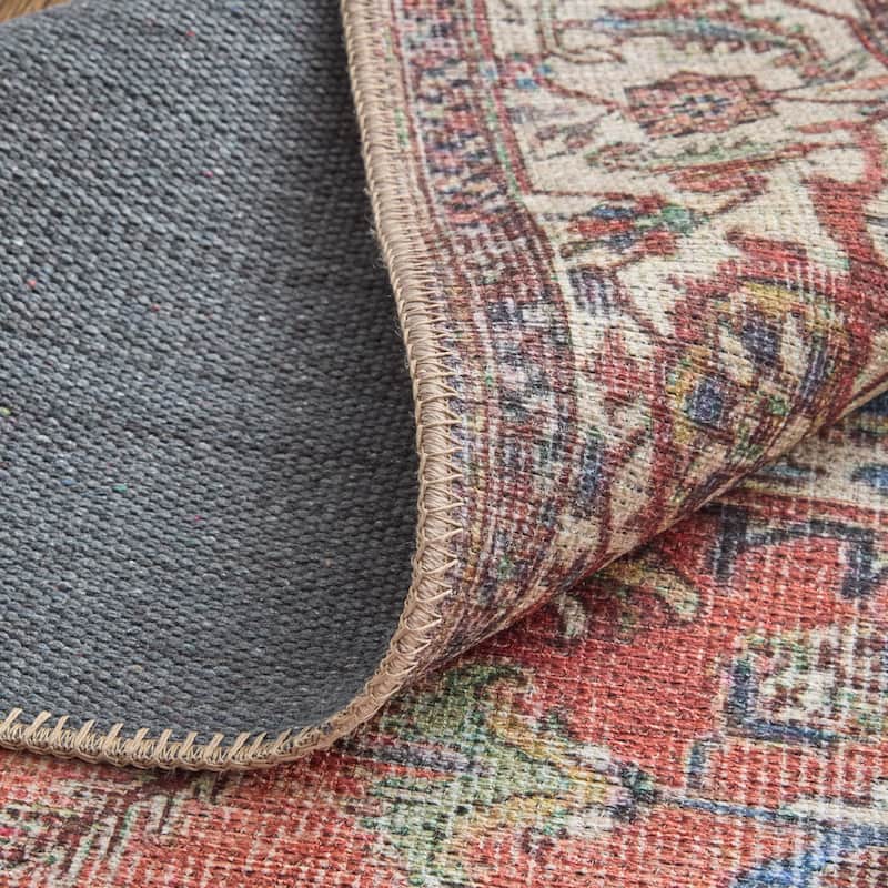 Grand Bazaar Prescott Machine Made Medallion Transitional Area Rug