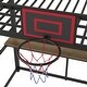preview thumbnail 12 of 10, Metal Loft Bed with Bulit-in Desk and 4-Tier Open Shelves, Twin Size Loft Bedframe with Basketball Hoop for Kids