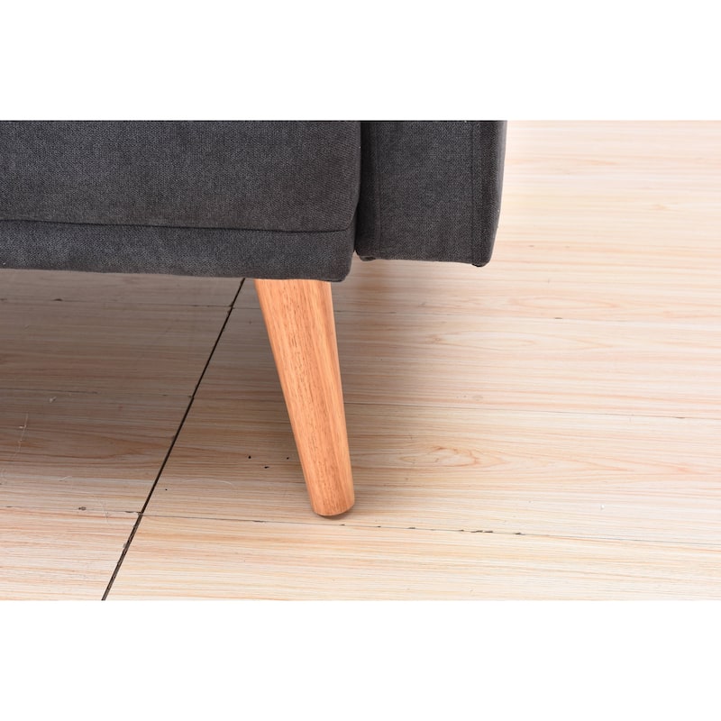 Modern Adjustable 3-position Sleeper Sofa Futon