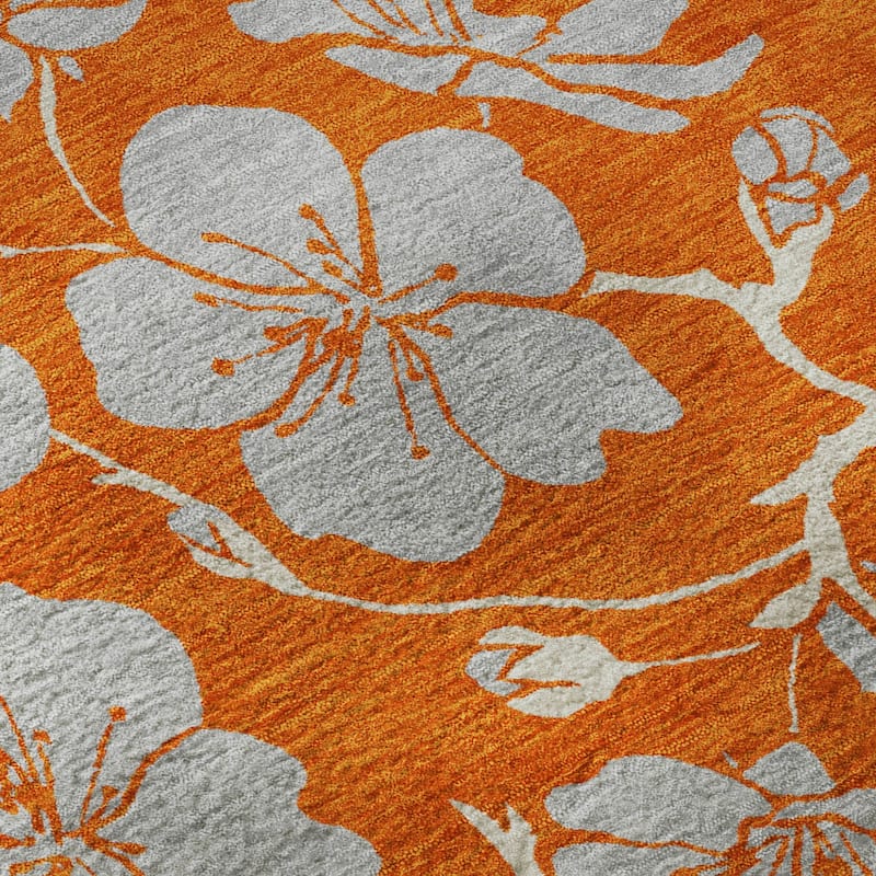Premium Washable Super Soft Modern Floral Mayfield Rug