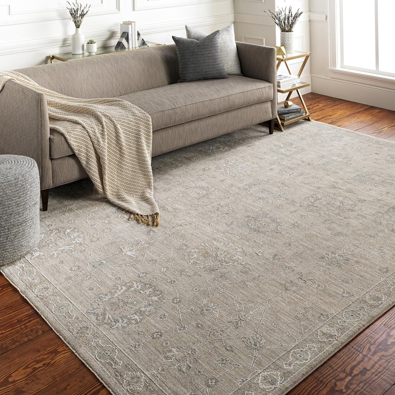 Livabliss Avant Garde Updated Traditional Medallion Area Rug - Beige - 5' x 7' 5"
