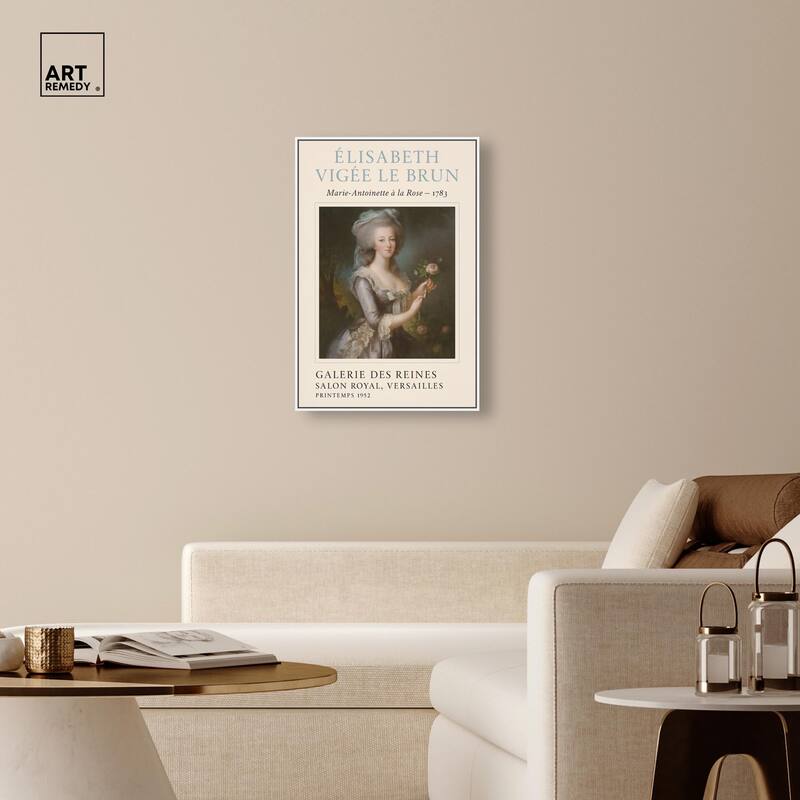 Queen and the Rose Canvas by Art Remedy