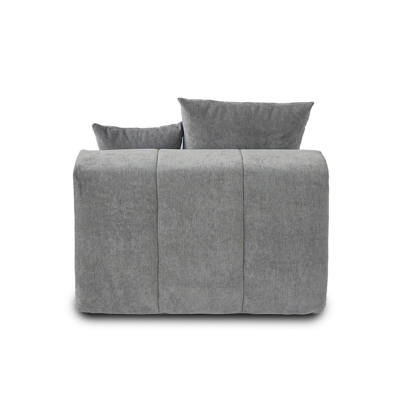 183''W Large Linen Corner Sectional Couch for Living Room Sofa Set