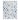 Gertmenian Baran Mosul Modern Industrial Ivory/Blue Diamond Patchwork Area Rug