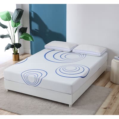 8 Inch Memory Foam Mattress. Queen Size Gel Foam Mattress Bed-in-a-Box/Affordable Mattress/CertiPUR-US Certified