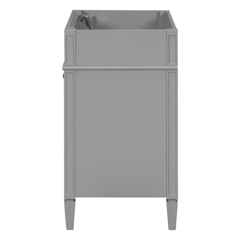 30'' Bathroom Vanity without Top Sink, Modern Bathroom Storage Cabinet with 2 Drawers and a Tip-out Drawer (NOT INCLUDE BASIN)