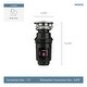 preview thumbnail 3 of 9, Moen GT Series 1/3 HP Continuous Garbage Disposal