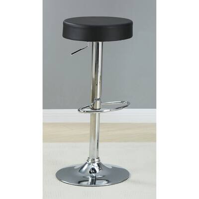 Elsa Chrome Adjustable Hydraulic Bar Stool