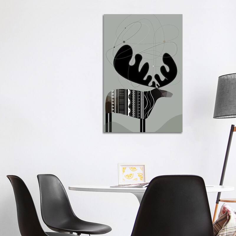 iCanvas "Moose" by Soul Curry Art & Illustrations Canvas Print - 40x26x1.5
