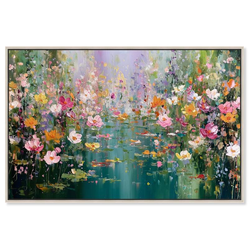 Picturesque Colors Canvas by Art Remedy - Silver - 45" x 30"
