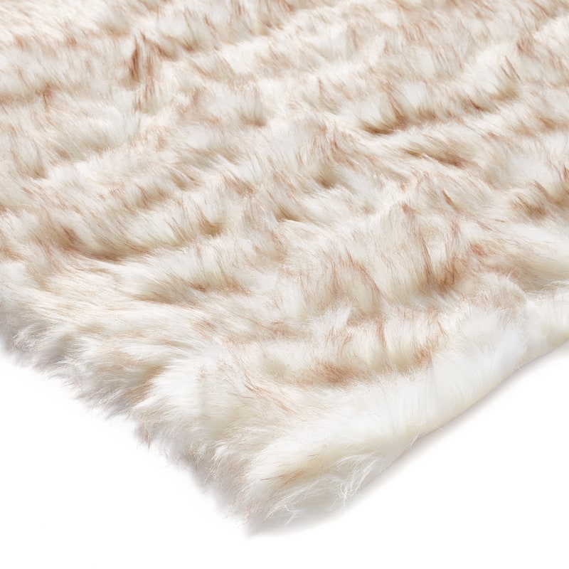 Plush Faux Fur Thick Acrylic Shag Rug