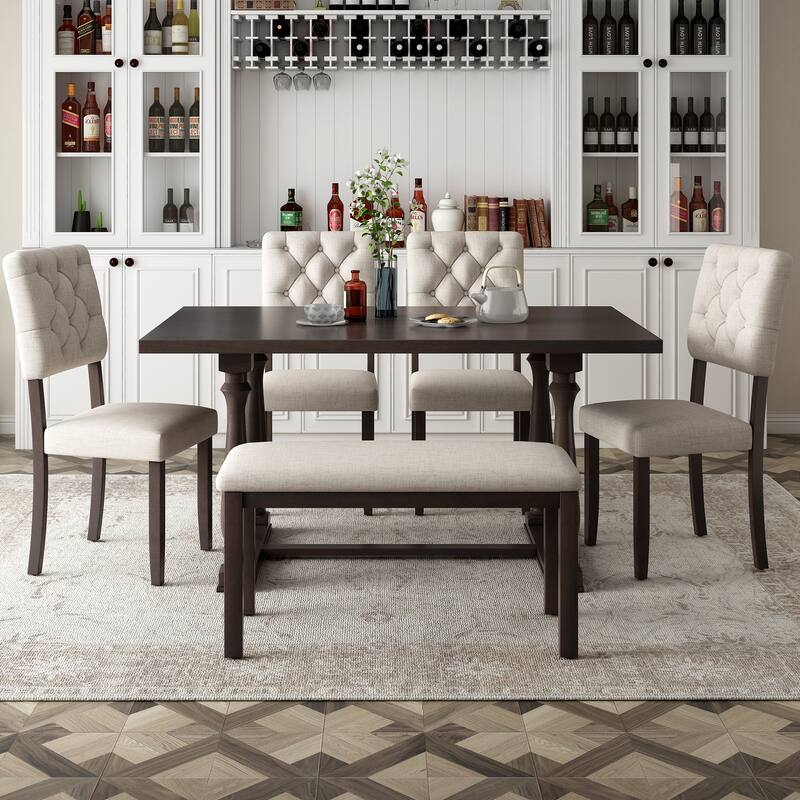 6-Piece Dining Table and Chair Set