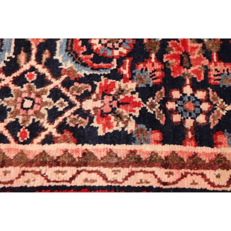 ECARPETGALLERY Hand-knotted Andelz Dark Navy Wool Rug - 3'1 x 10'10