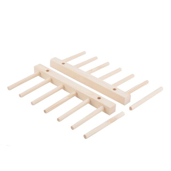 Restaurant Kitchen Wood Dish Bowl Plate Holder Organizer Drying