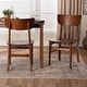 preview thumbnail 8 of 8, Baxton Studio Netherlands Mid-century Scandinavian Style Dark Walnut Bentwood Dining Chair Set