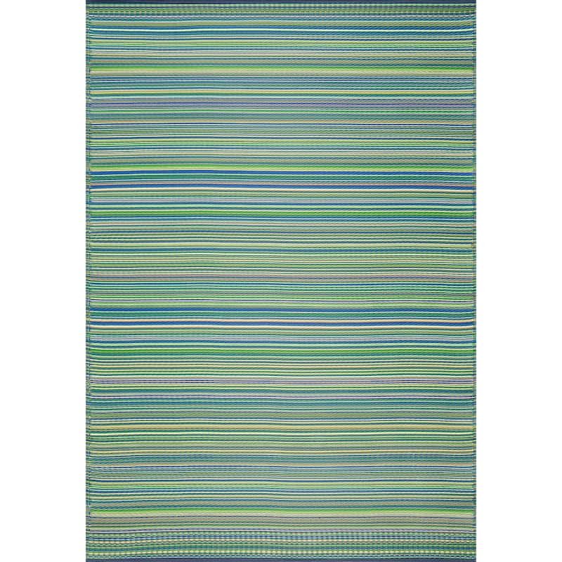 Sundown Beach Stripe Indoor/Outdoor Area Rug