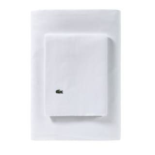 Lacoste Percale Cotton Crisp Feel Solid Sheet Set