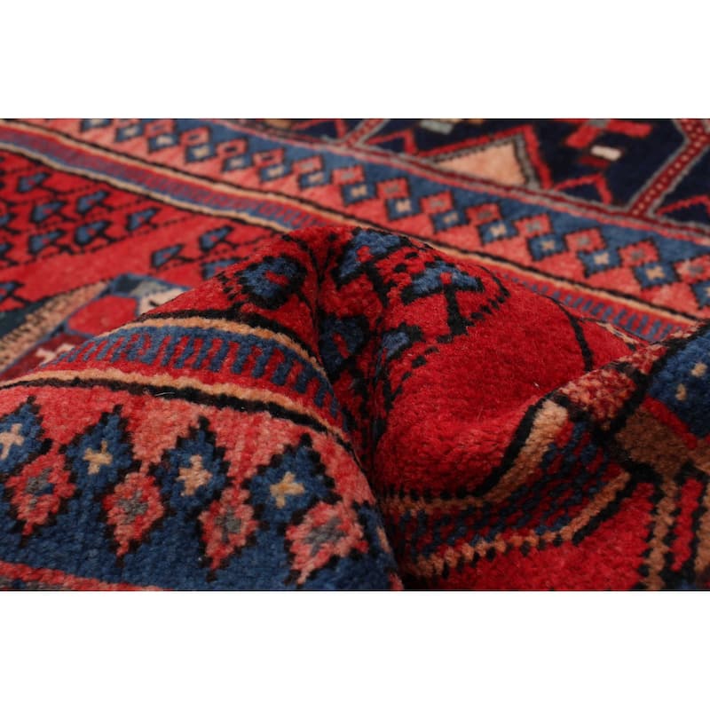 ECARPETGALLERY Hand-knotted Anadol Red Wool Rug - 3'3 x 9'10