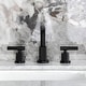 preview thumbnail 19 of 34, Kingston Brass Convergent Two-Handle 3-Hole Deck Mount Widespread Bathroom Faucet with Knurled Handle and Brass Pop-Up Drain