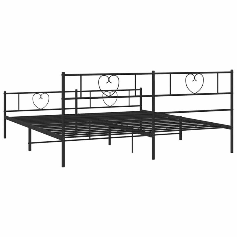 vidaXL Metal Bed Frame, No Mattress