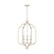 preview thumbnail 7 of 8, Ophelia 3-light Winter Gold Foyer Pendant