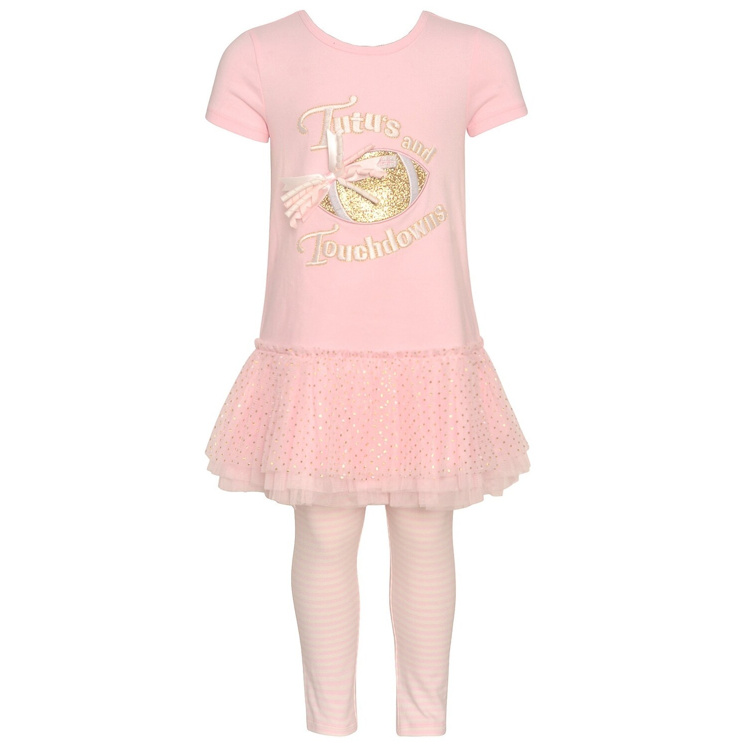 Shop Bonnie Jean Baby Girls Pink Tutus And Touchdowns Football 2pc