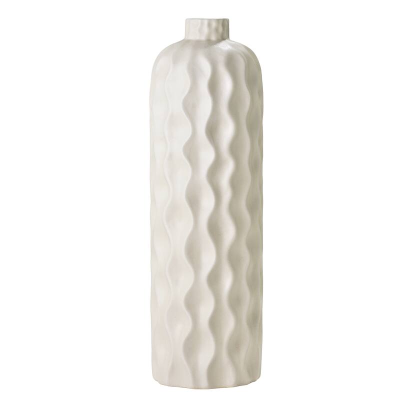 American Art Decor Porcelain Purity Vase Table Top Decor - 19.5" x 6"
