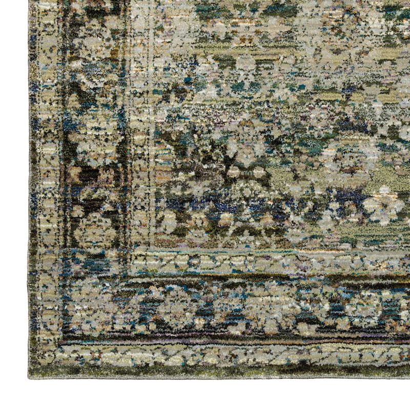 Style Haven Mohawk Faded Classic Border Area Rug