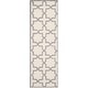 preview thumbnail 107 of 183, SAFAVIEH Handmade Cambridge Trudie Geometric Wool Rug 2'6" x 8' Runner - Ivory/Silver - Runner