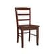 preview thumbnail 93 of 128, International Concepts Solid Wood Madrid Ladderback Chairs, Set of 2 - N/A