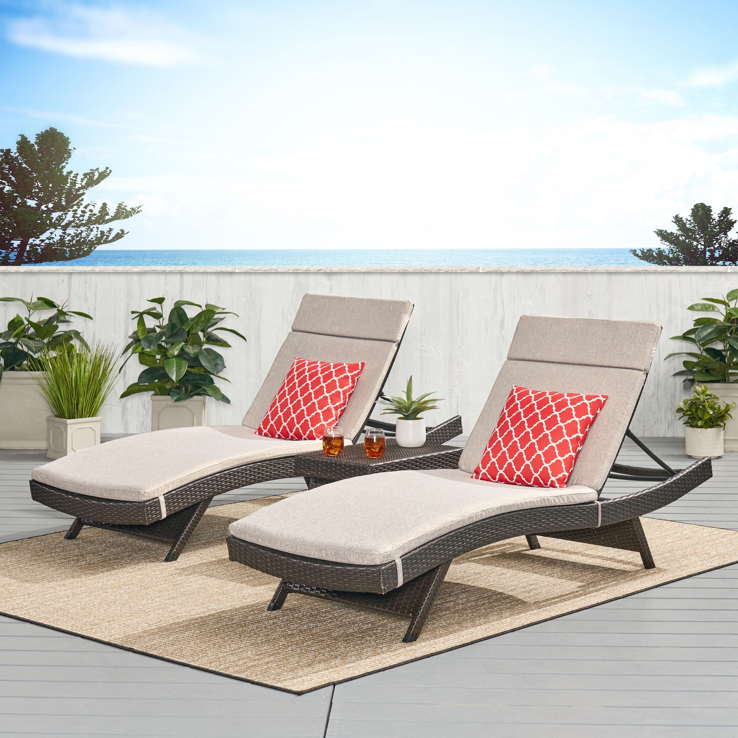 Vilano outdoor lounge chairs sale