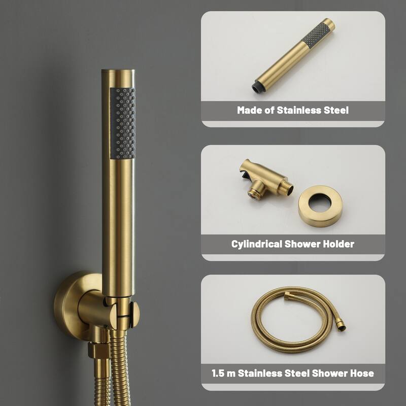 2-Function 10-In Wall Mounted Shower System