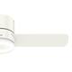 Hunter 44" Minimus Low Profile Ceiling Fan with LED Light, Handheld Remote