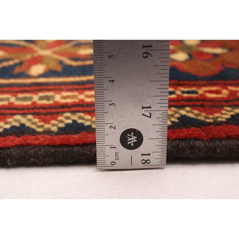 ECARPETGALLERY Hand-knotted Kargahi Red Wool Rug - 5'1 x 6'7