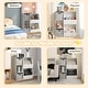preview thumbnail 6 of 8, Gymax Kids Toy Storage Organizer 5 Cubbies Wooden Bookshelf Display
