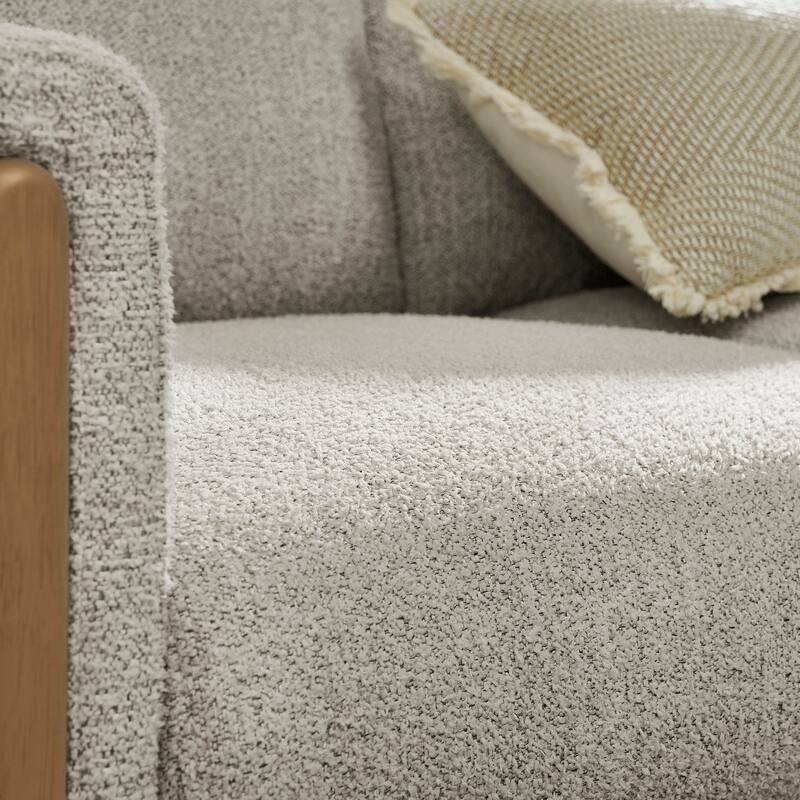 Hawken Boucle Fabric Accent Armchair