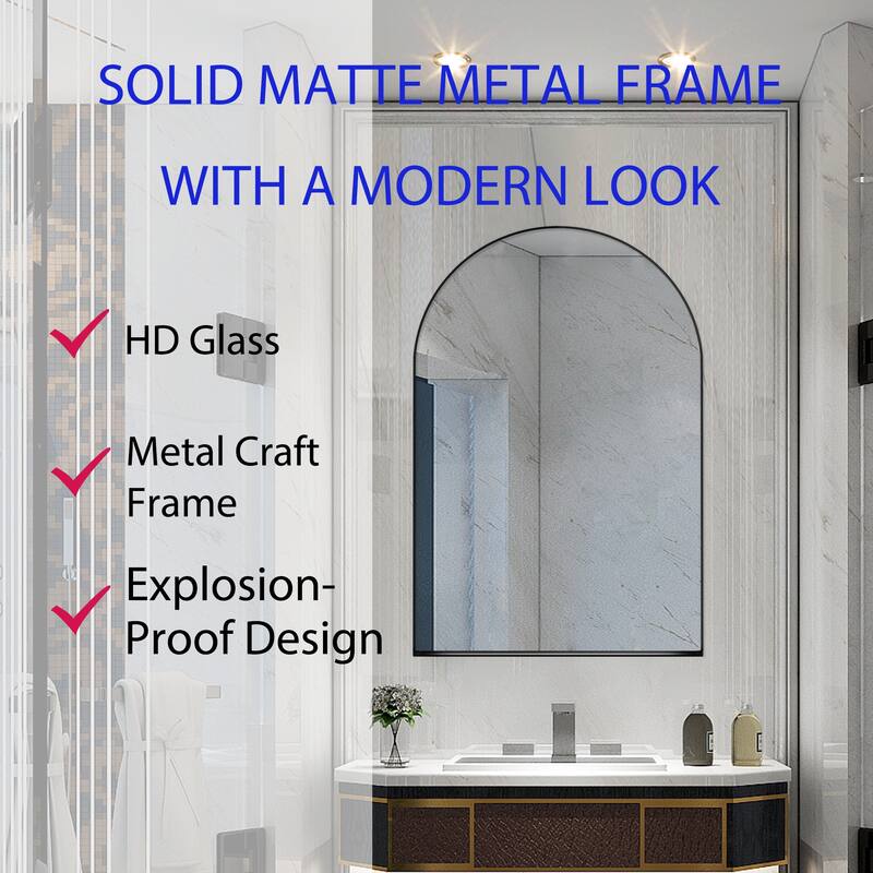 Wall Mount Metal Framed Medicine Cabinet with Storage