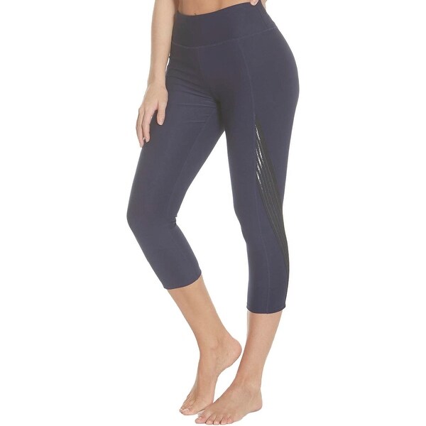 mesh trim leggings